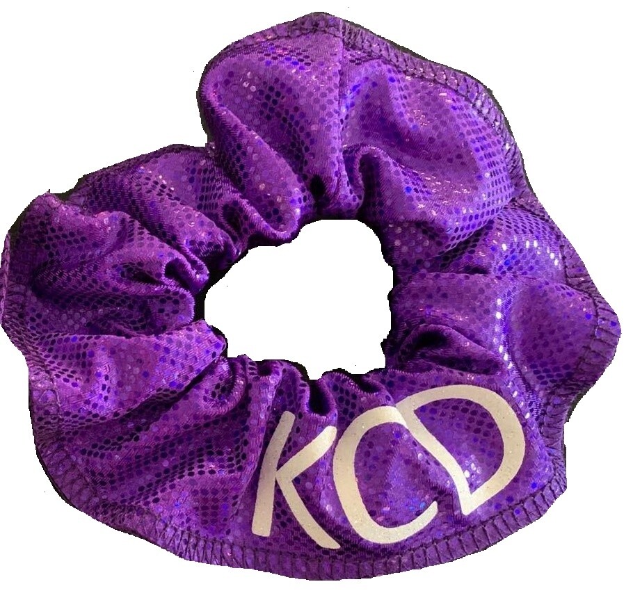 Holographic KCD Hair Scrunchie