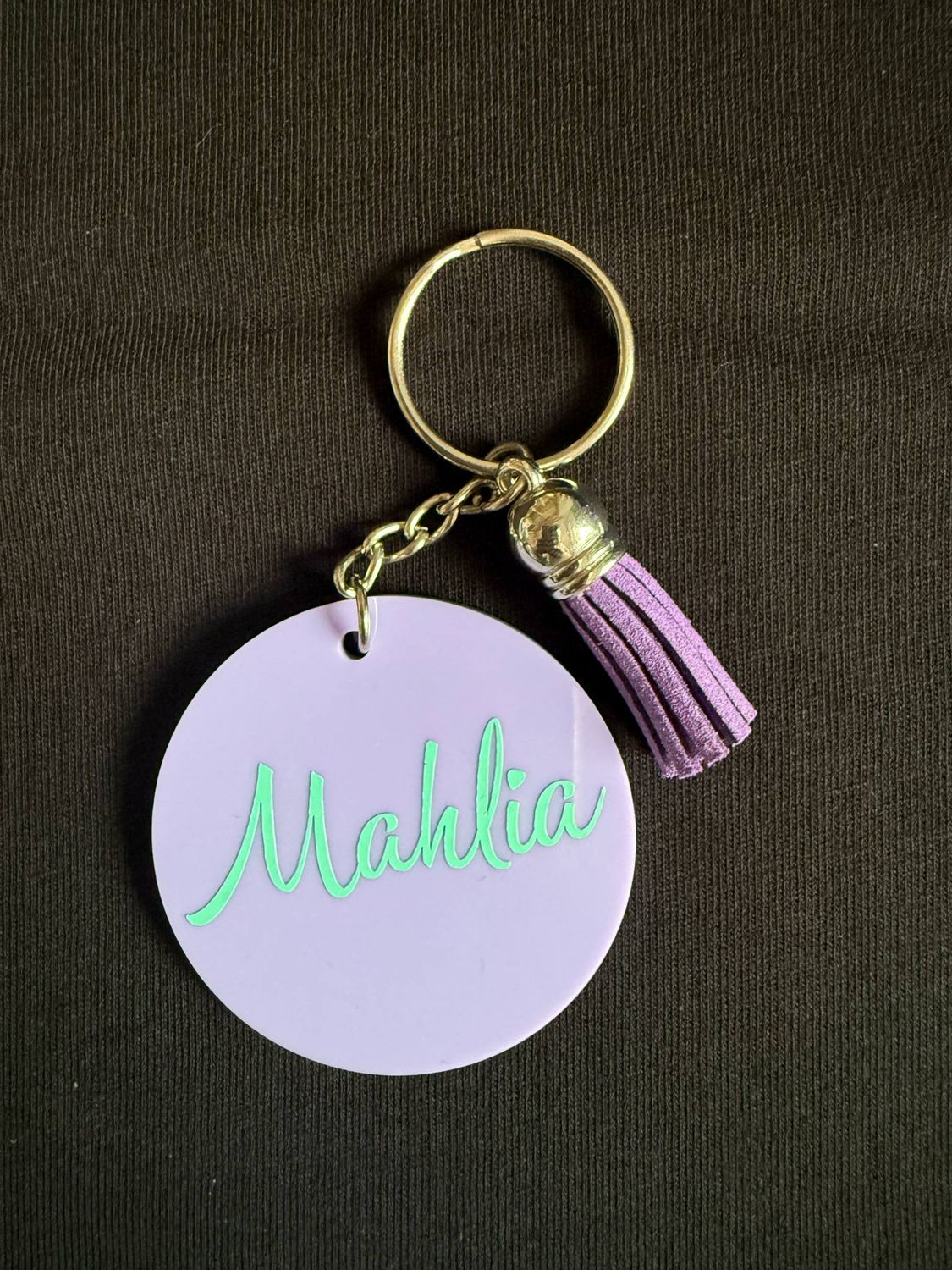 Personalised Keyring Bag Tag