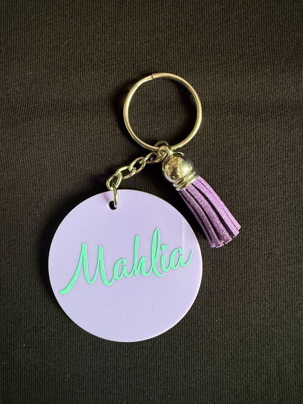 Personalised Keyring Bag Tag