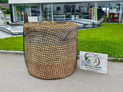 Original FEED BOX Rundballenheunetz 1,6m - 4cm x 4cm Maschenweite