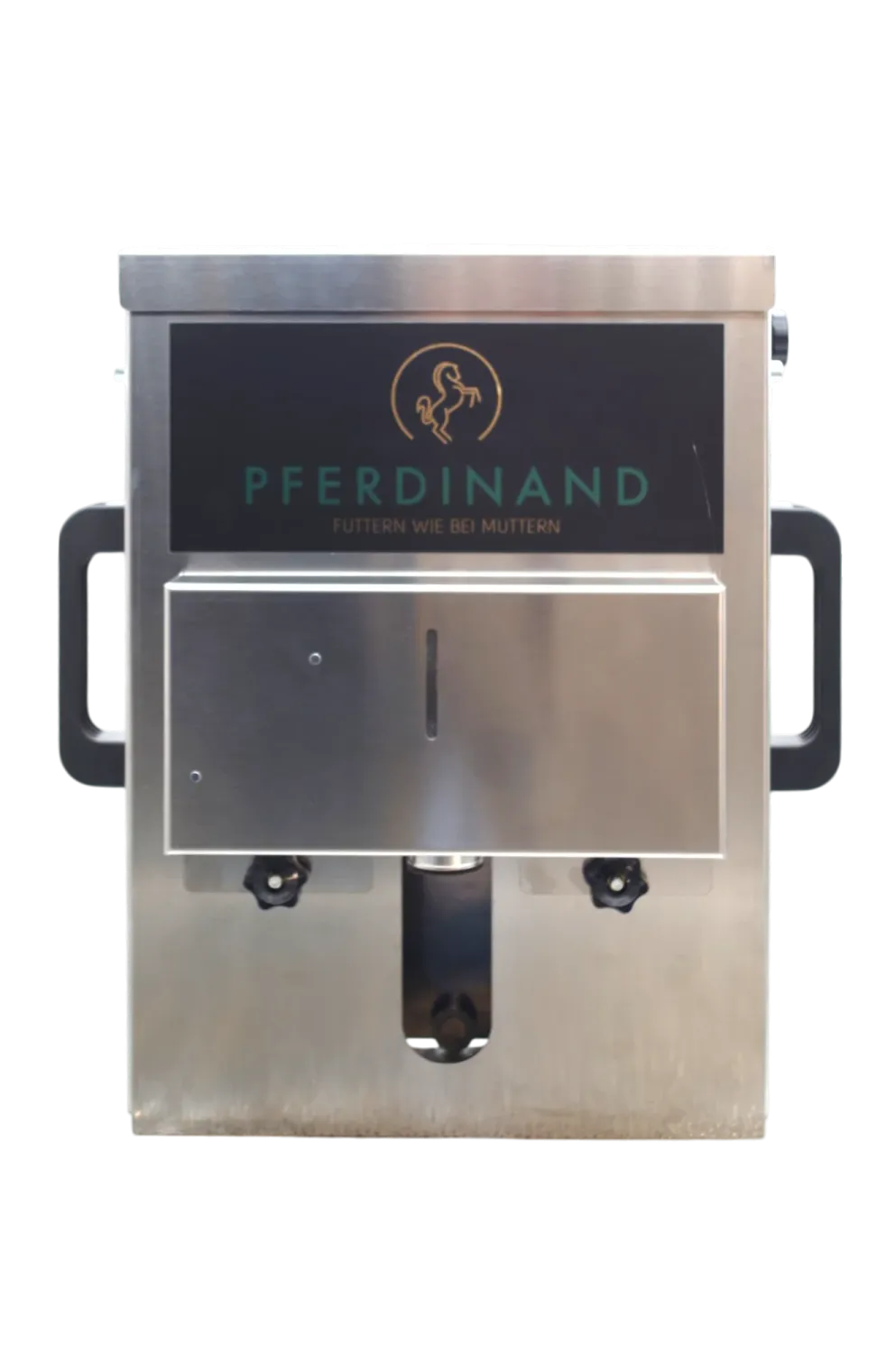 Pferde Futterautomat mit Akku  Pferdinand Mono
