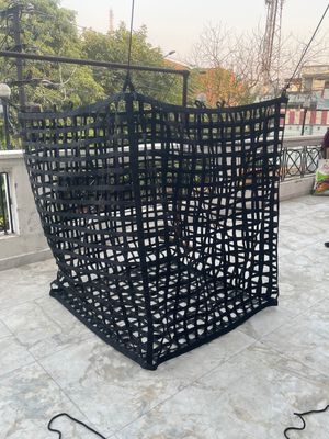 HORSEFEED BOX QUALITY Rundballenheunetz Gurtband Kastenform