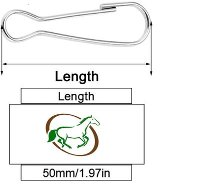 Original HORSEFEED BOX - Metall Lanyard Snap Hooks