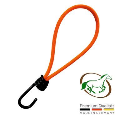 Original HORSEFEED BOX - Spannschlaufe 130mm Neonorange Spiralhaken