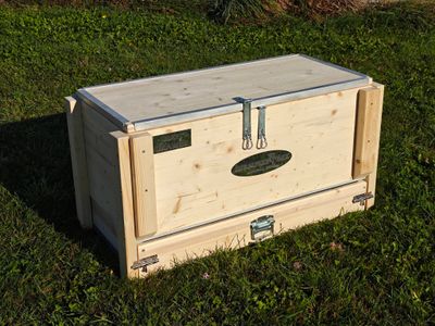Heuboxen bis 200cm Länge - 68cm Breite (DEEP) mit SCHUBLADE