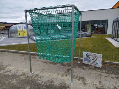 HORSEFEED BOX Stahlrohr-Heuraufe FIX 1,4m x 1,4m x 2m