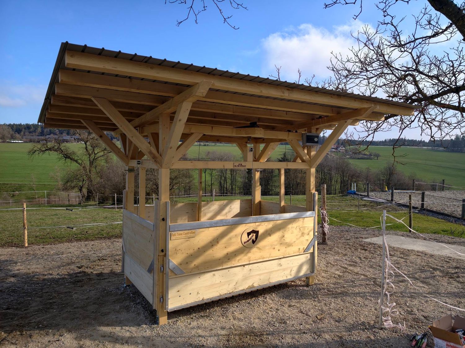 Original HAYMUNSTER DeLuxe Zeigesteuerte Grossballenraufe 4-seitig 2.1 Quader