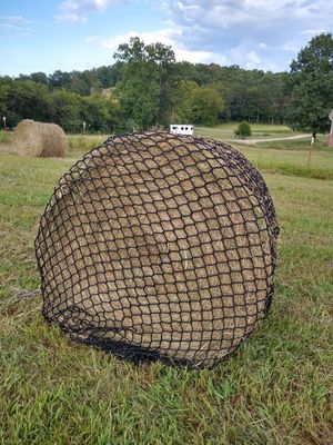 Diamond Cord Rundballenheunetz 1,45m - Black Edition - Optimale Pferdefütterung