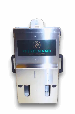 Pferde Futterautomat mit Akku – DUO