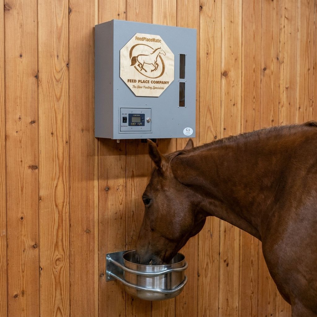 Original HORSEFEED BOX FeedPlaceMatic - Futterautomat für Pferde