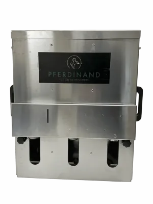 Pferde Futterautomat mit Akku – Pferdinand TRIO