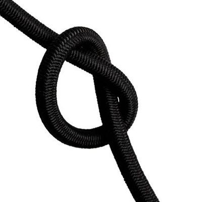 Expanderseil 8mm schwarz / Gummikordel mit PE-Mantel Gummiseil