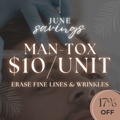 Man-Tox | Jeuveau® Tox for ONLY $10/Unit