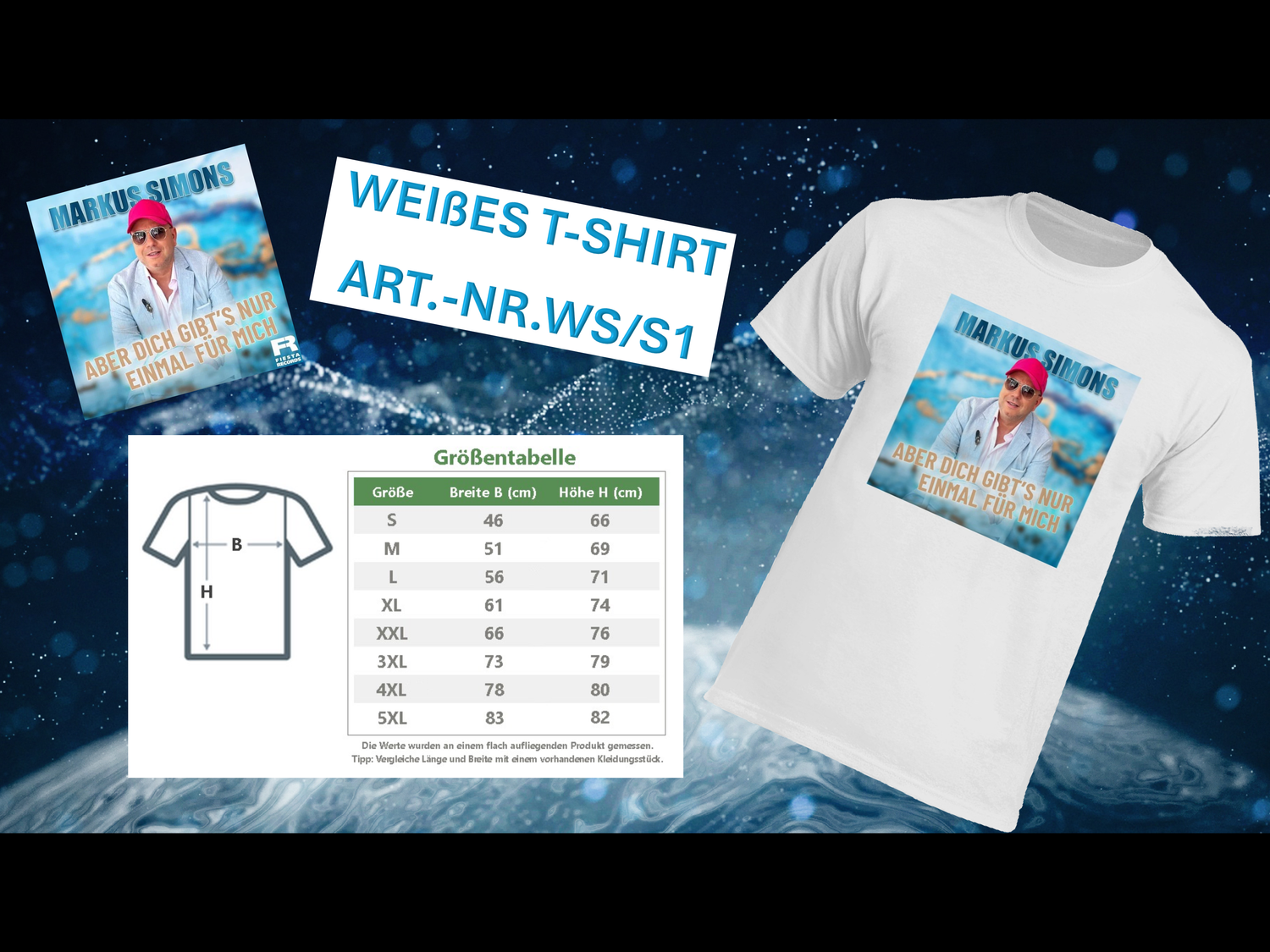 Markus Simons Fan-T-Shirt Weiß