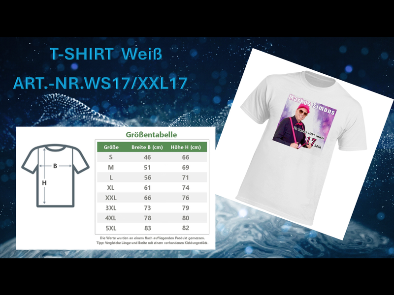 Du kannst nicht immer 17 sein             Fan-Shirt von Markus Simons                 Farbe : Weiß                 Größe: XXL       Rundhals - Ausschnitt