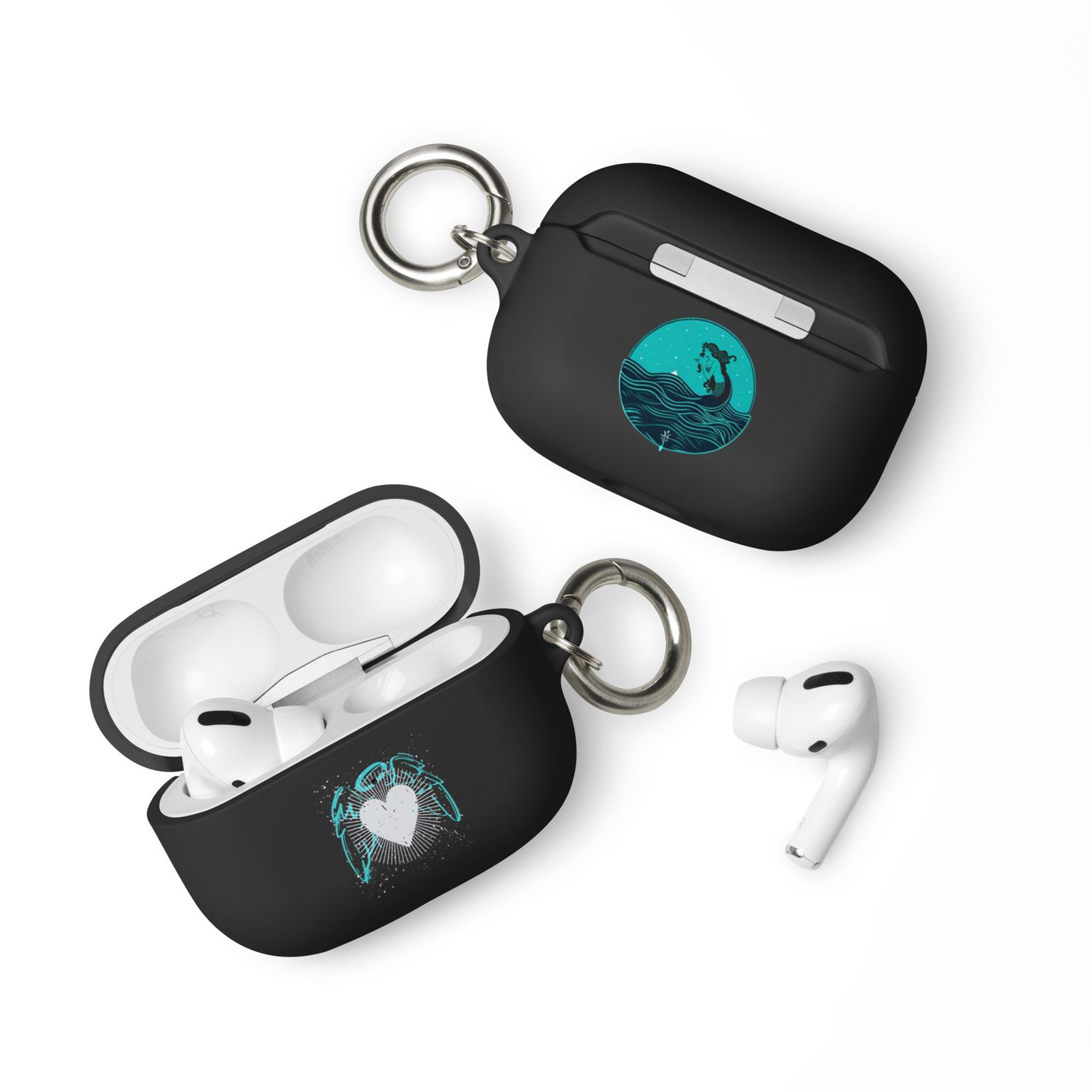 Étui en caoutchouc pour AirPods® &quot;Amour infini&quot;