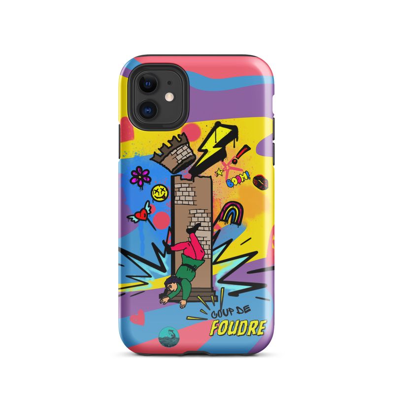 Coque pour iPhone® &quot;Coup de foudre&quot;