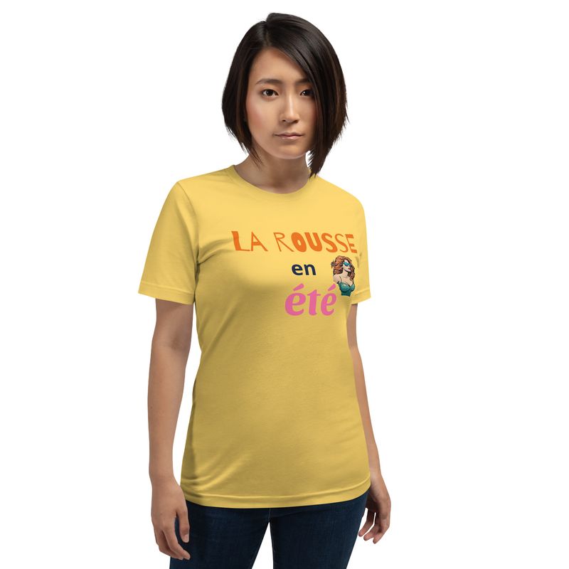 T-shirt &quot;La Rousse en été&quot;