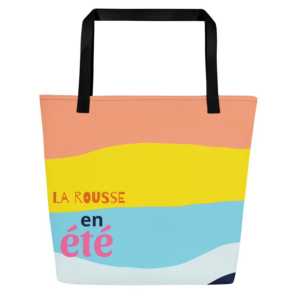 Tote Bag large &quot;La Rousse en été&quot;