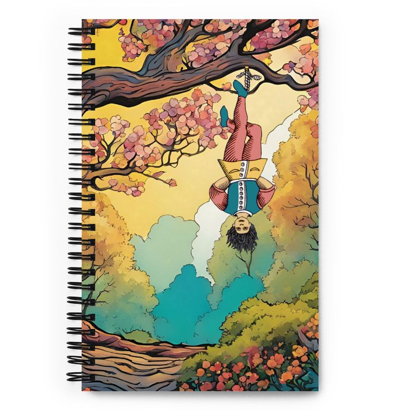Carnet à spirales "Pendu dans les bois"