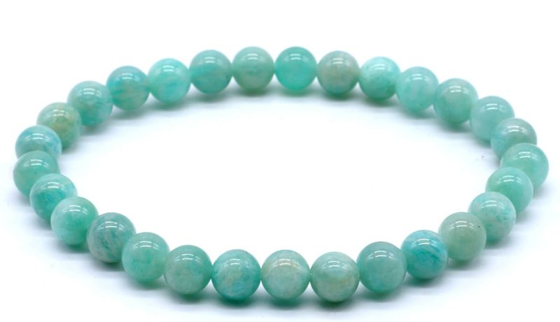 Bracelet Amazonite AA – Perles 6 mm Bracelet Amazonite AA – Perles 6 mm
