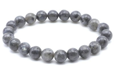 Bracelet Larvikite – Perles 8 mm