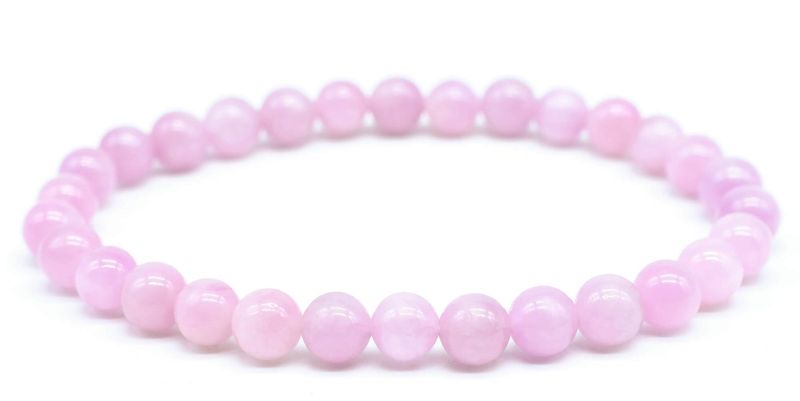 Bracelet Kunzite – Perles 6 mm Bracelet Kunzite – Perles 6 mm