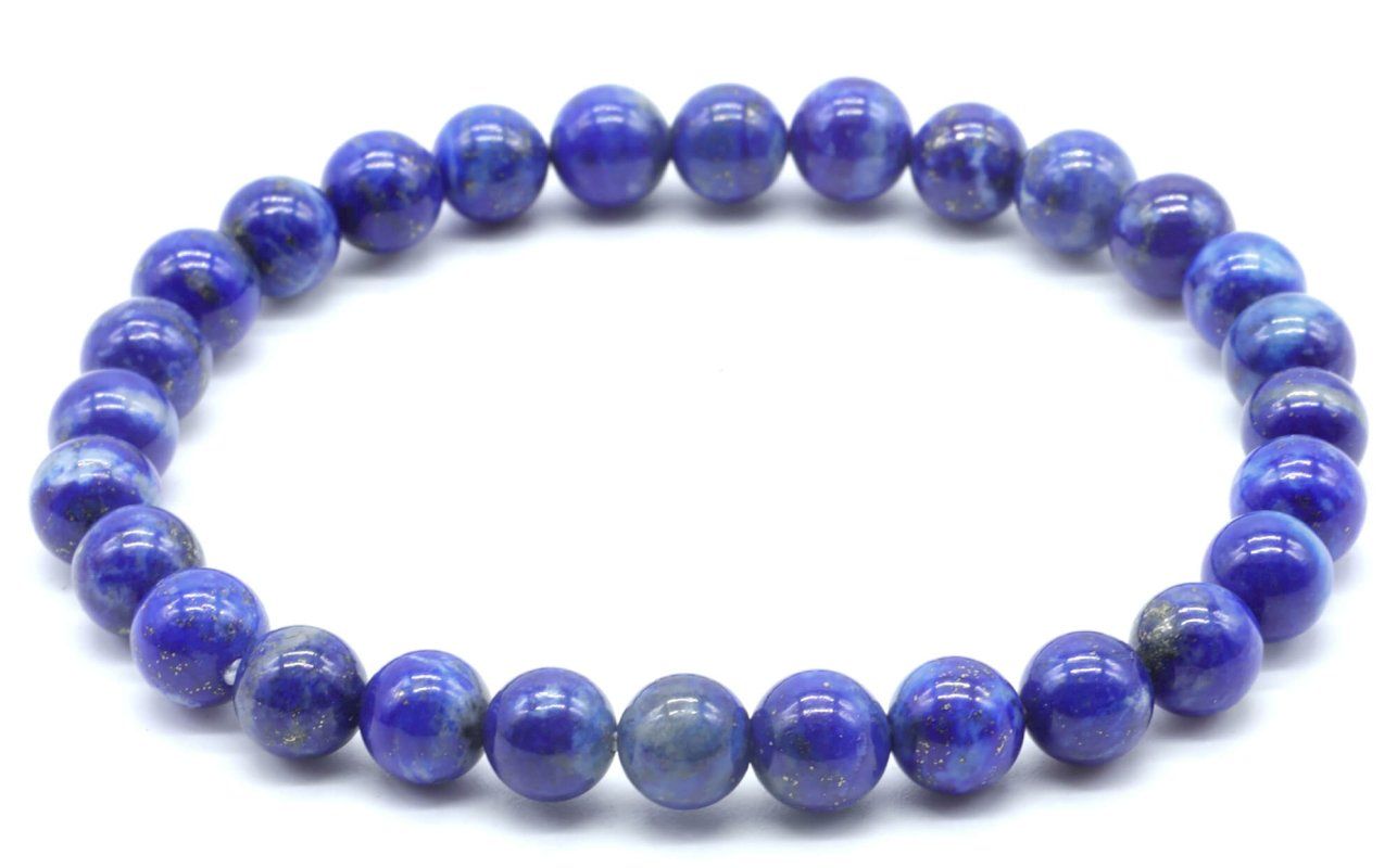 Bracelet Lapis-Lazuli AA – Perles 6 mm