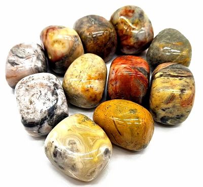 Agate Crazy Lace – Pierre roulée