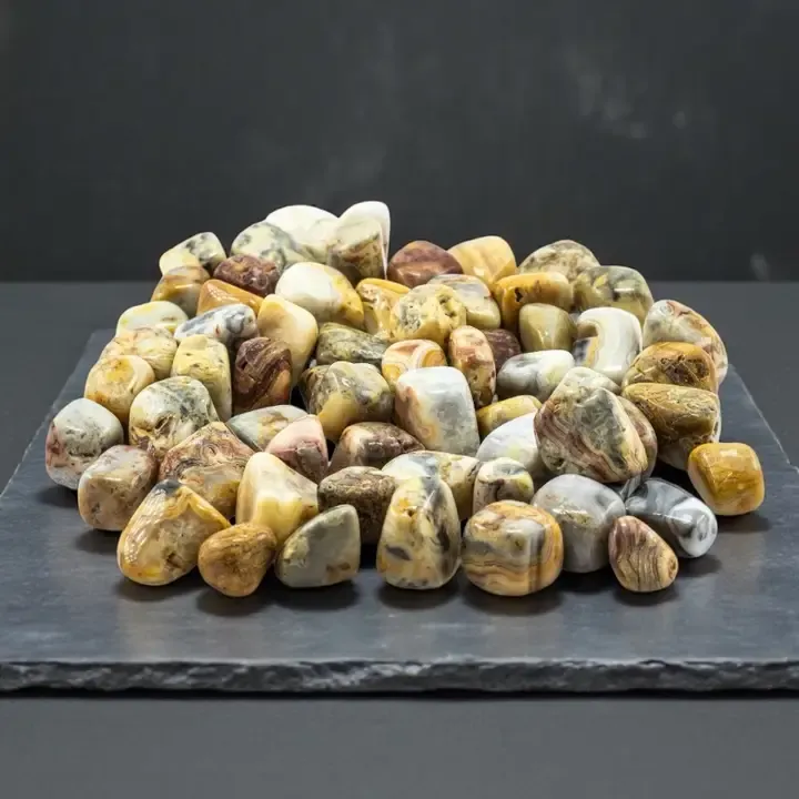 Agate Crazy Lace – Pierre roulée