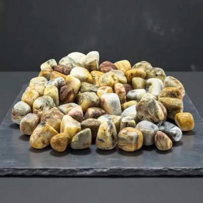 Agate Crazy Lace – Pierre roulée