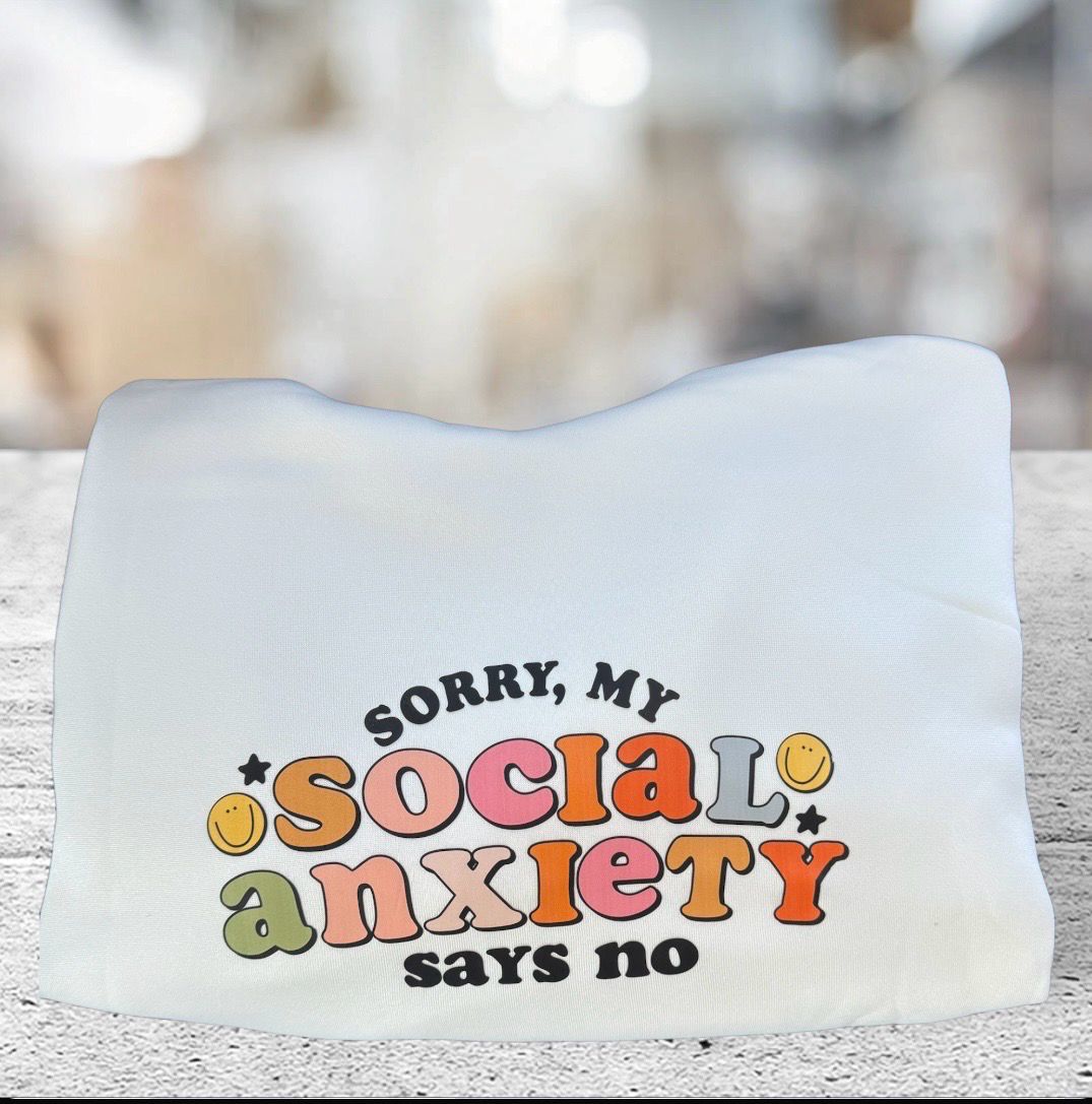 My Social Anxiety Says No Hoodie