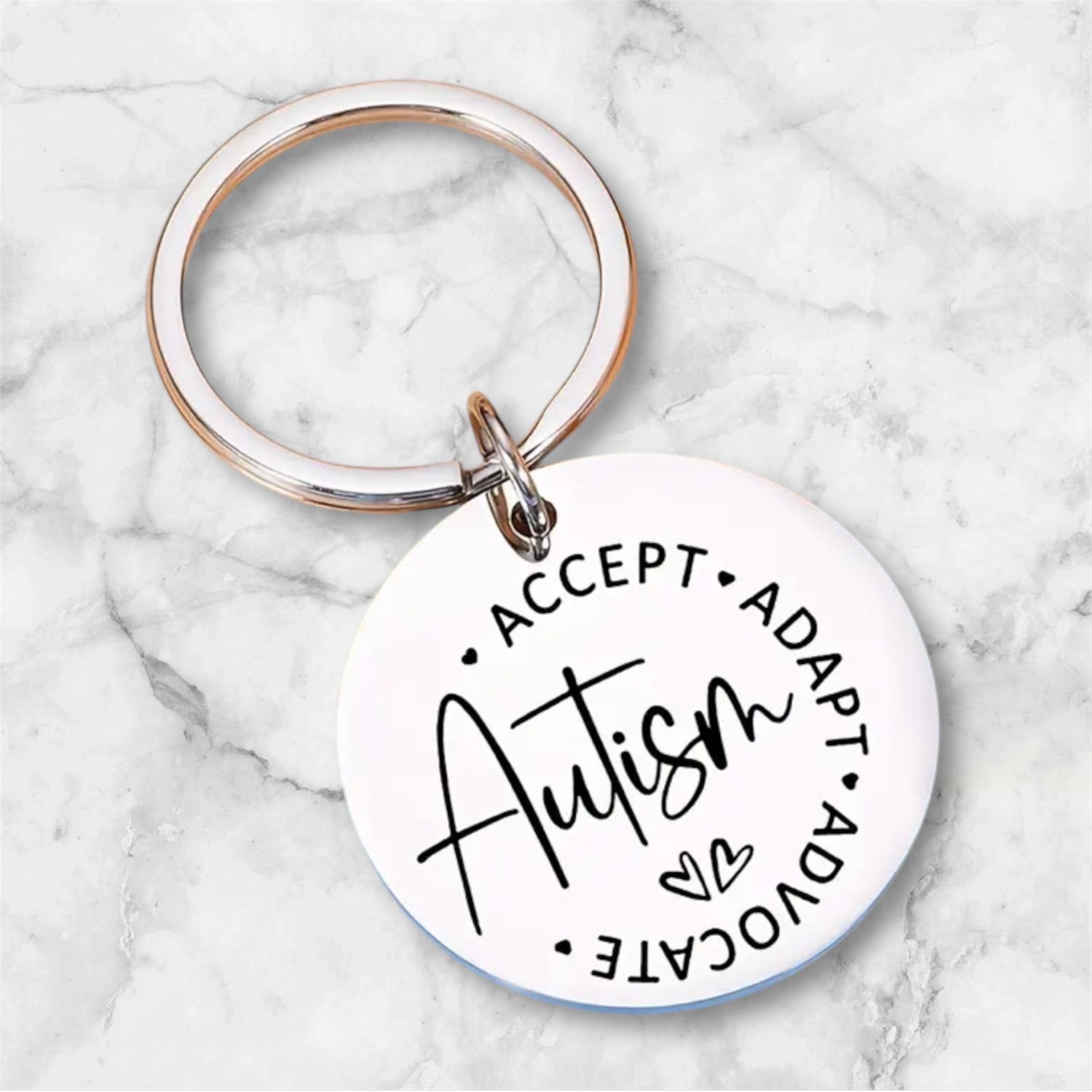 Autism Acceptance Keyring