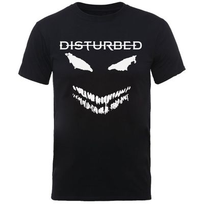 Disturbed The Guy White Face Mens T Shirt Black Retro Pop Classics