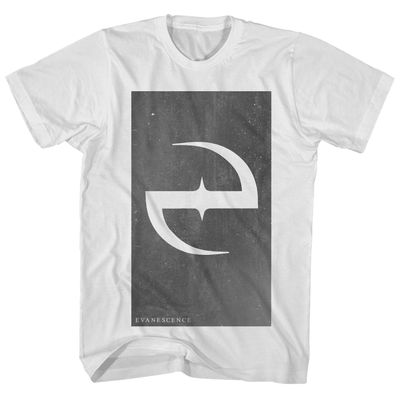 Evanescence Faded E Logo Mens T Shirt White Retro Pop Classics