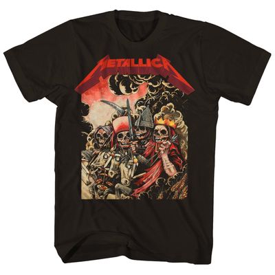 Metallica The Four Horseman Mens T Shirt Black Retro Pop Classics