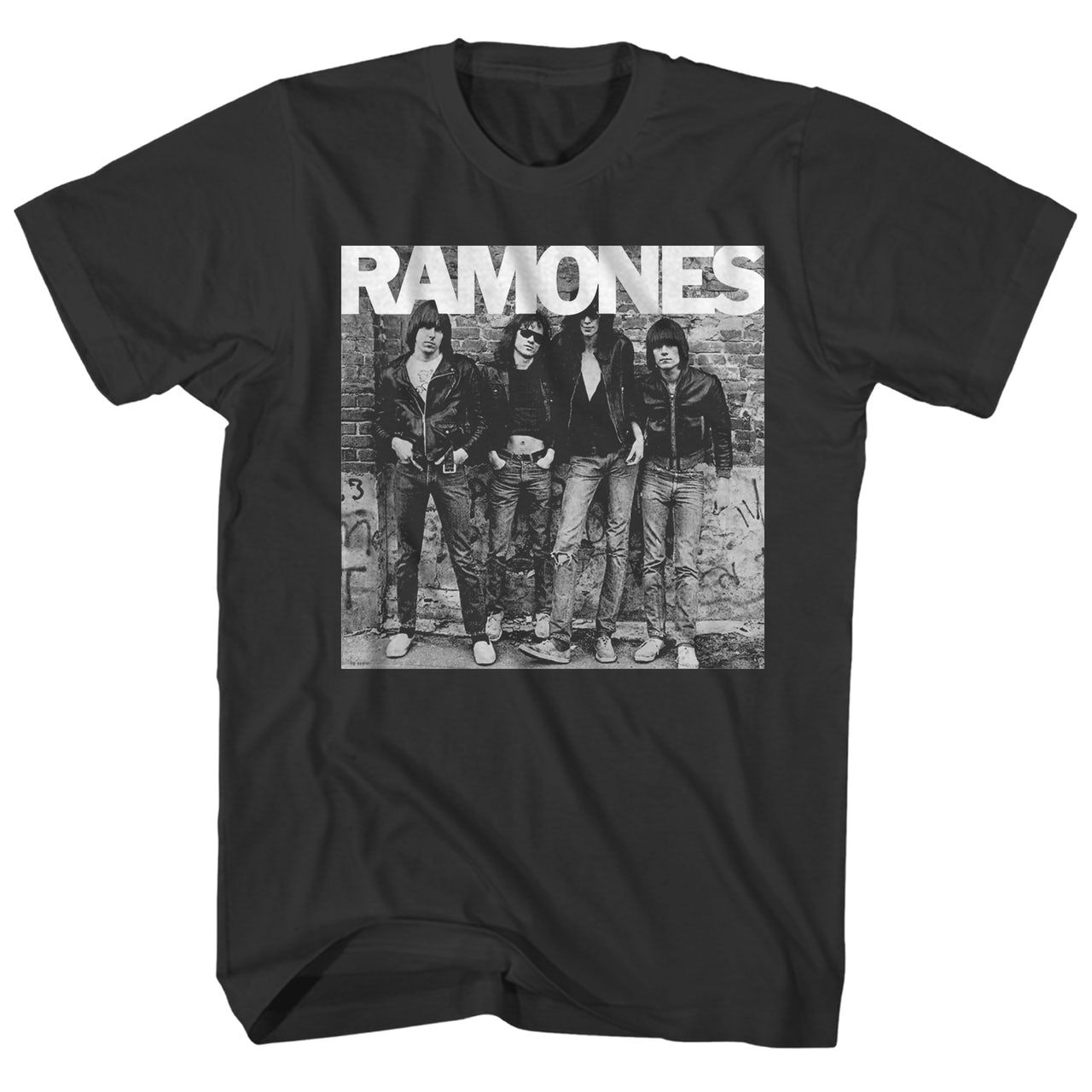 Ramones 1st Album Cover Mens T Shirt Black Retro Pop Classics