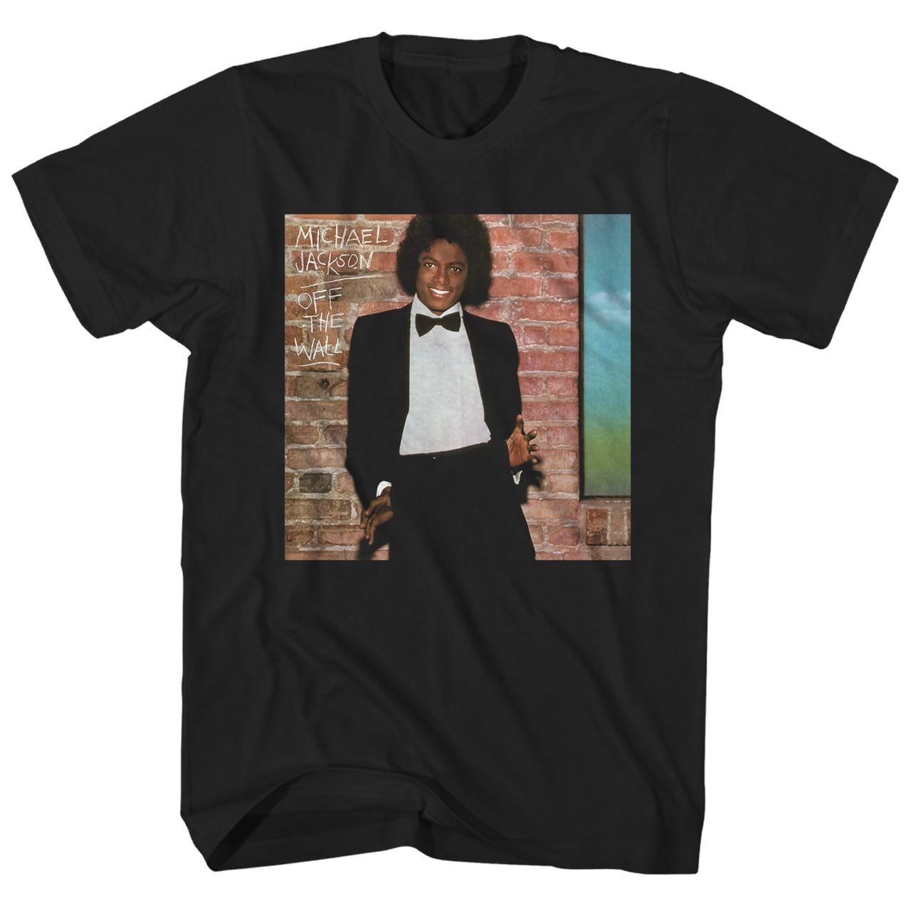 Michael Jackson Off The Wall Mens T Shirt Black Retro Pop Classics
