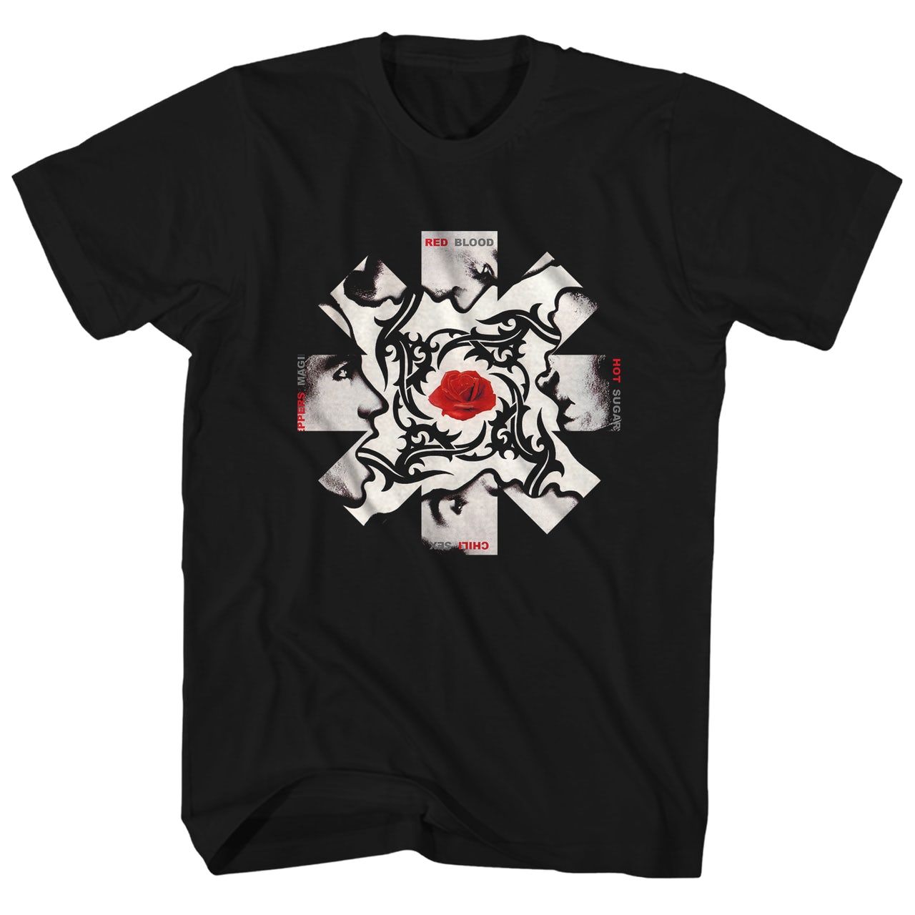 Red Hot Chili Peppers Blood Sugar Sex &amp; Magik Mens T Shirt Black Retro Pop Classics