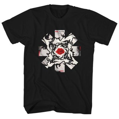Red Hot Chili Peppers Blood Sugar Sex &amp; Magik Mens T Shirt Black Retro Pop Classics