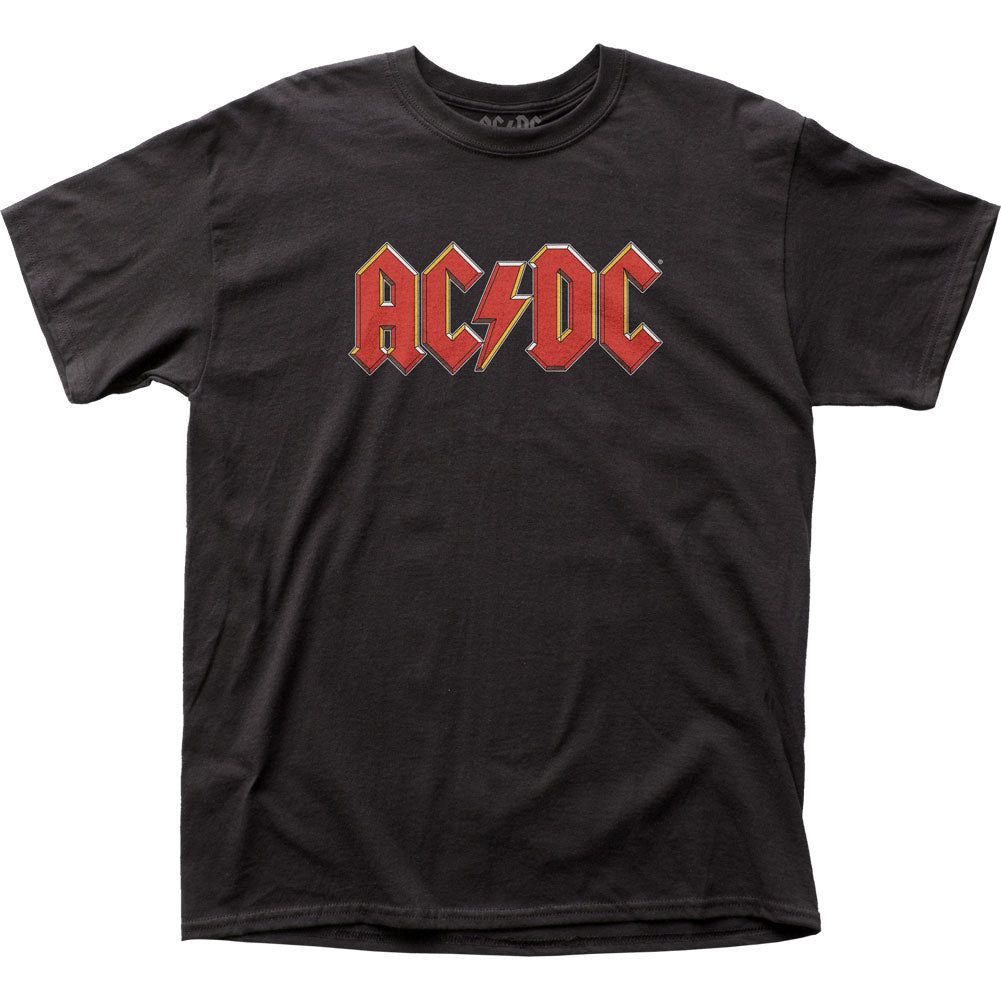 AC/DC Back in Black Tour Mens T Shirt Black Retro Pop Classics