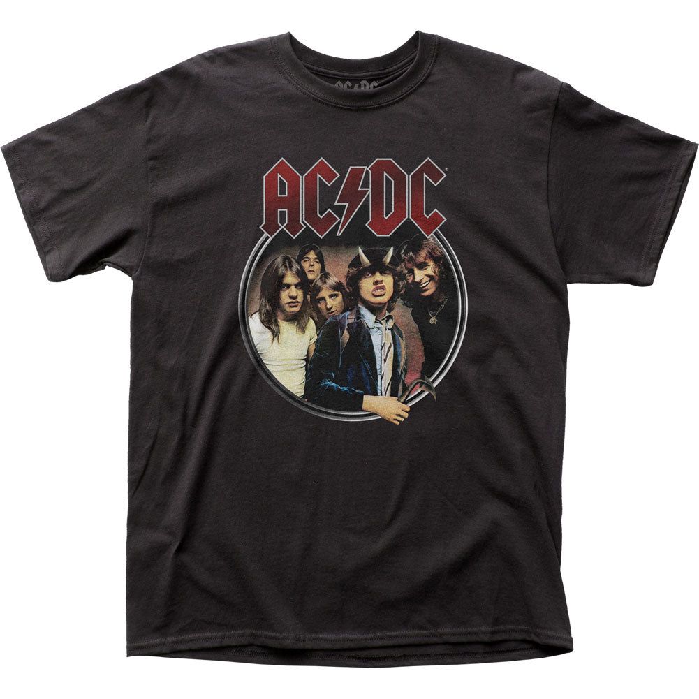AC/DC Highway to Hell Tour Mens T Shirt Black Retro Pop Classics