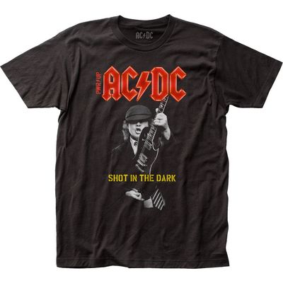 AC/DC Shot In The Dark Mens T Shirt Black Retro Pop Classics