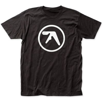 Aphex Twin Logo Mens T Shirt Black Retro Pop Classics