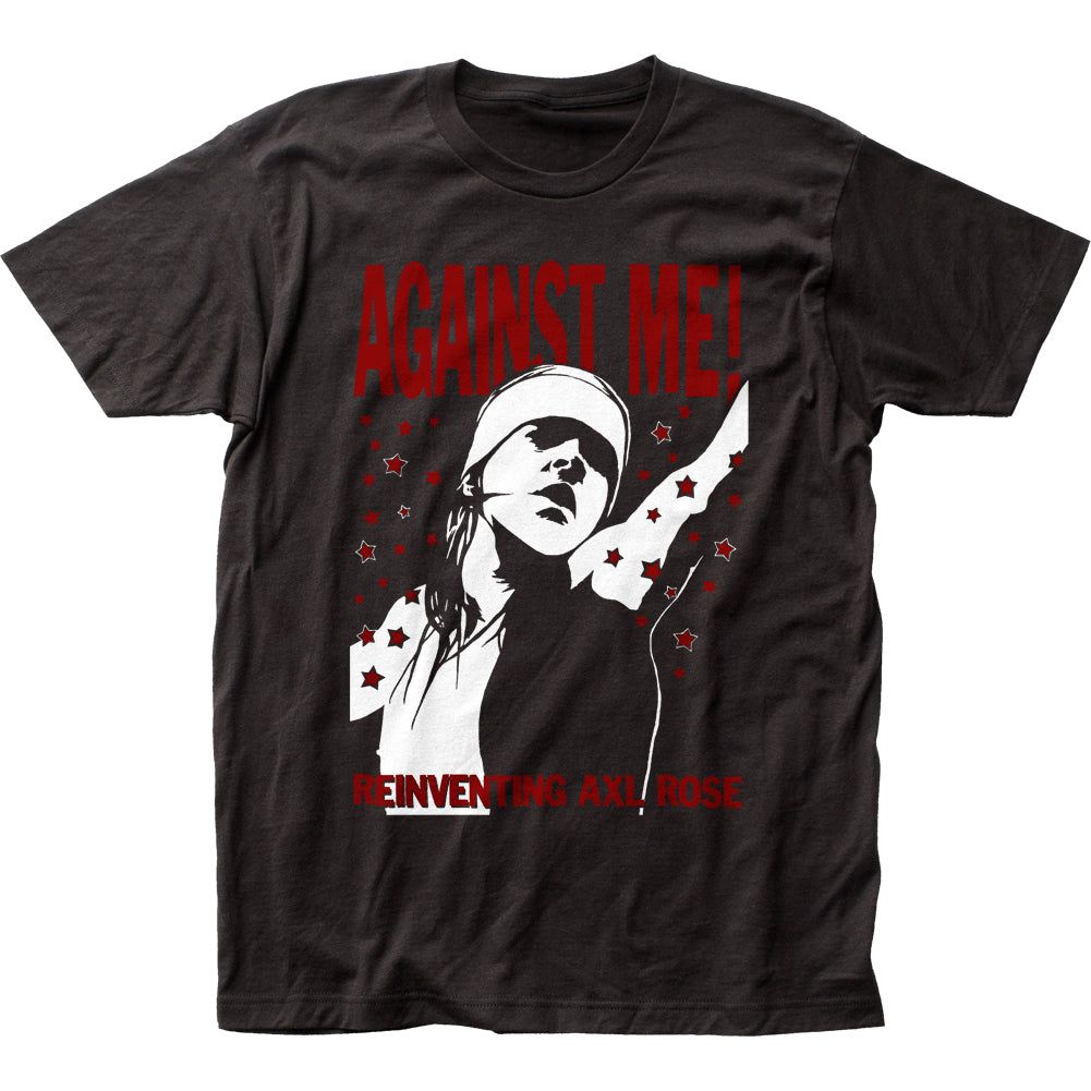 Against Me! Reinventing Axl Rose Mens T Shirt Black Retro Pop Classics