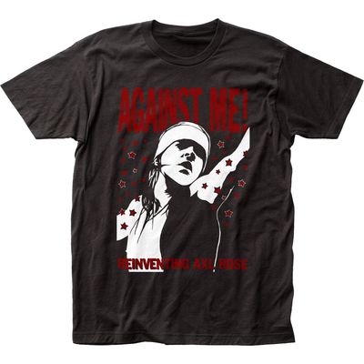 Against Me! Reinventing Axl Rose Mens T Shirt Black Retro Pop Classics