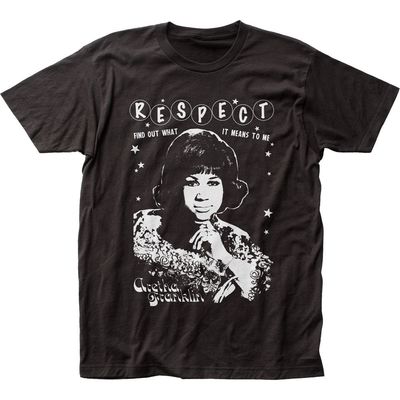Aretha Franklin Respect Mens T Shirt Black Retro Pop Classics
