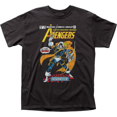 Avengers Taskmaster Mens T Shirt Black Retro Pop Classics