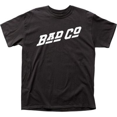 Bad Company Logo Mens T Shirt Black Retro Pop Classics