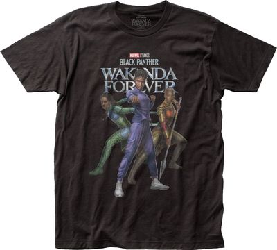 Black Panther Good Gals Mens T Shirt Black Retro Pop Classics